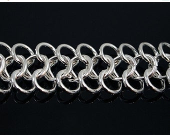 ON SALE Silver Plated Chain - Large Chain - Infinity Chain - 1/2 Yard