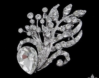 OFERTA Broche de diamantes de imitación - Broche de cristal de diamantes de imitación - Broche de diamantes de imitación