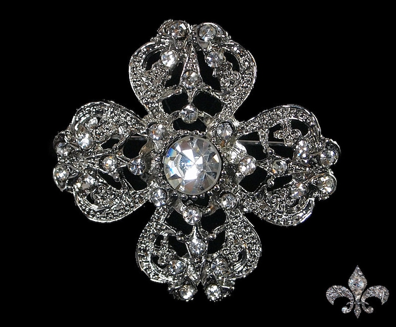 Rhinestone Brooch Rhinestone Crystal Brooch 5pc Rhinestone Brooch Pin Enchanting Brooch