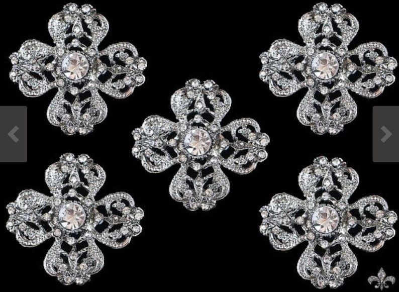 Rhinestone Brooch Rhinestone Crystal Brooch 5pc Rhinestone Brooch Pin Enchanting Brooch