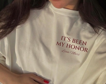 Its Been My Honor Shirt, Liam Mairi Shirt, Fourth Wing T-Shirt, Booktok Graphic Tee, Empyrean Series Shirt, Book Lover Gift, Basgiath Tee