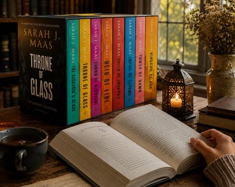 Throne of Glass Complete Paperback Box Set – Sarah J. Maas Fantasy Series Collection