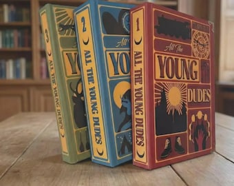 All The Young Dudes Book . Hardcover Bookbinding. Full Series.3-Volume Hardcover Collection