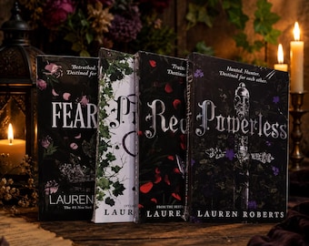 Powerless Trilogy Book Set by Lauren Roberts | YA Fantasy Romantasy Paperback Collection
