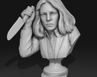 Laurie Strode 3D printed fun statuette