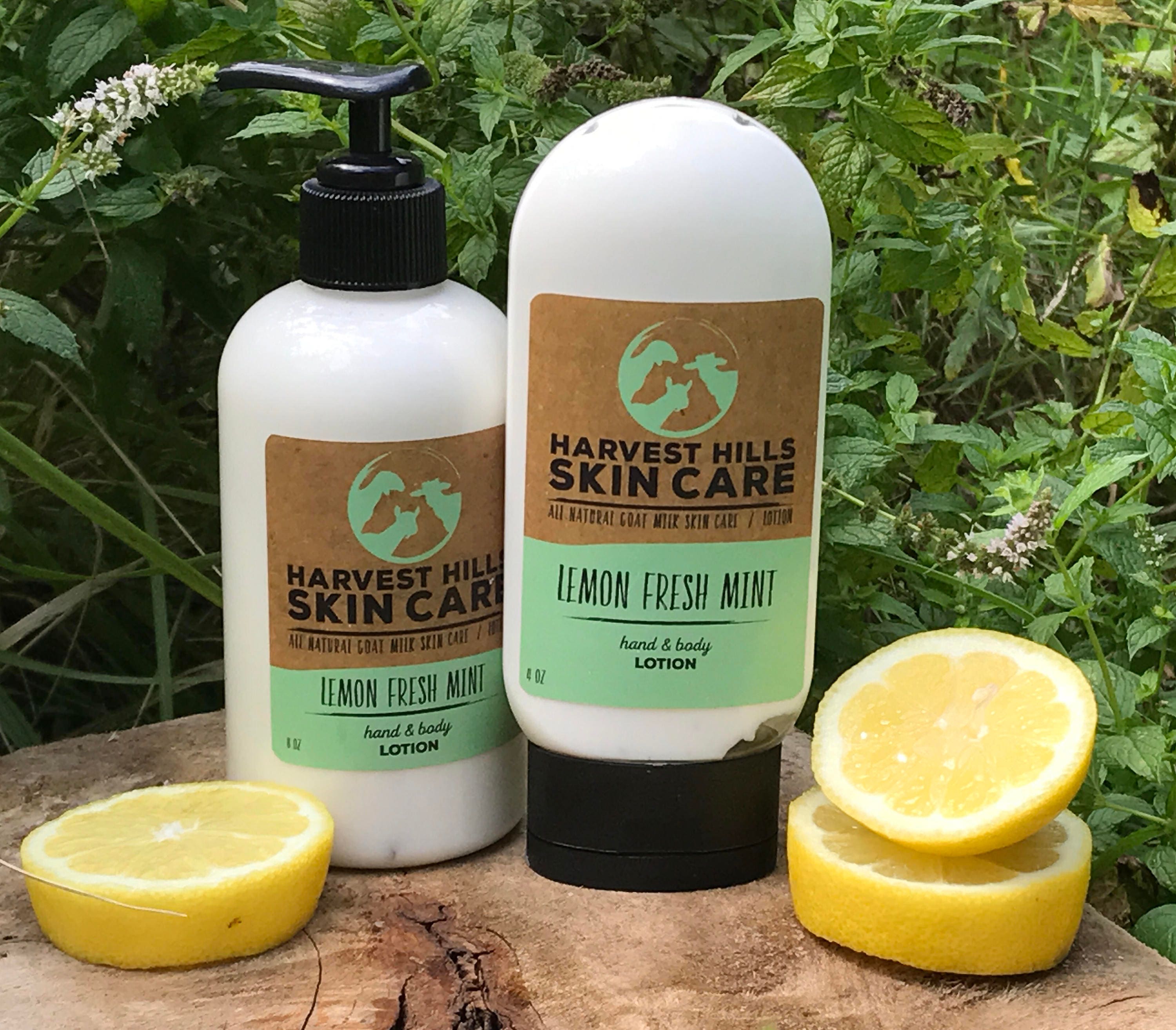 Lemon Fresh Mint Hand & Body Lotion Fresh Spearmint with a Etsy
