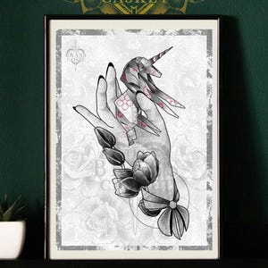 Textured Art Prints | A5 A4 A3 Wall Decor | Electric sheep