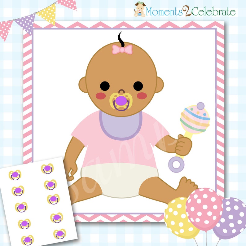 Pin The Pacifier On The Baby Printable Game Baby Shower Games For - Photos