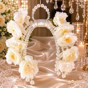 Pearl Hoop Bouquet - Etsy