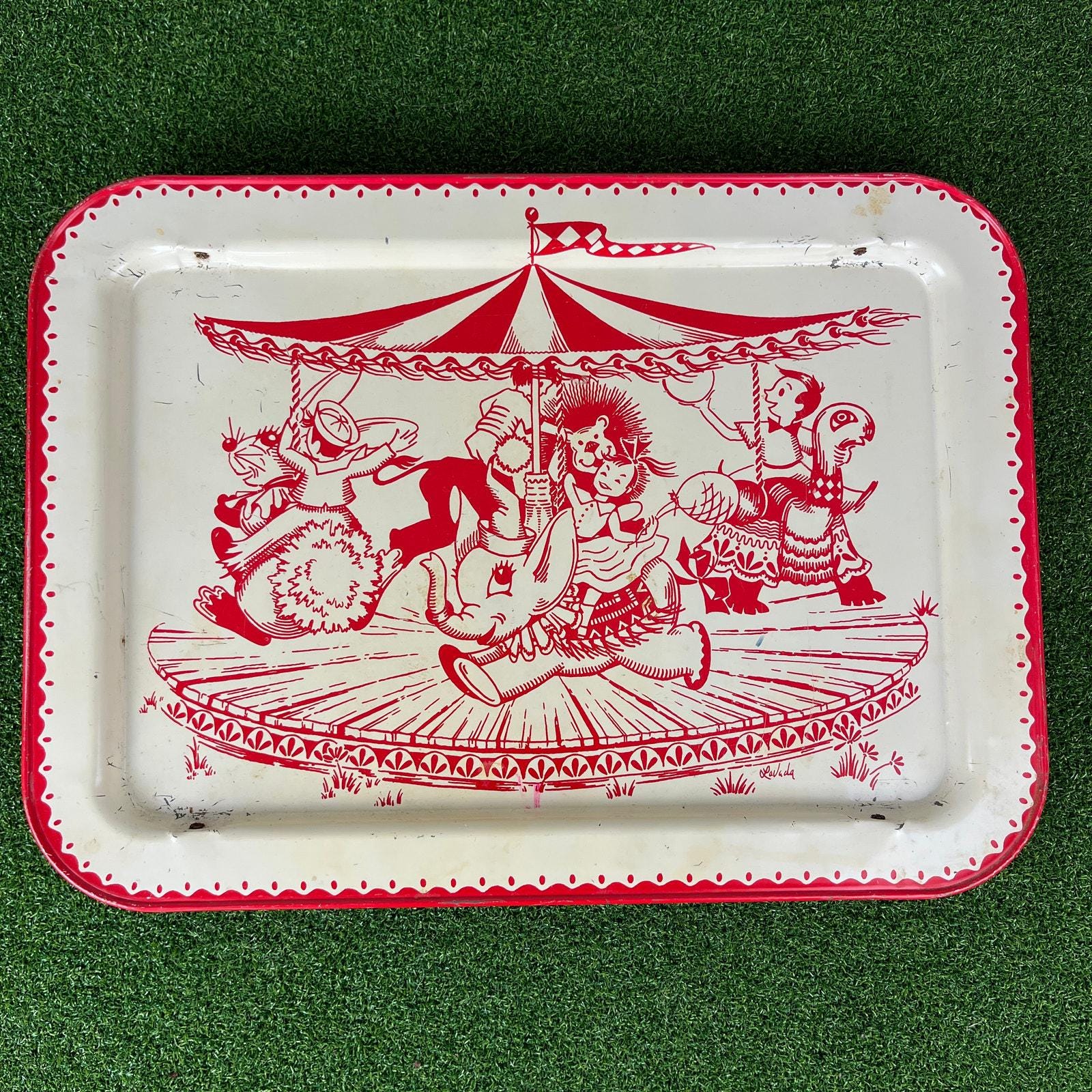 Metal Tray 1960s - Etsy