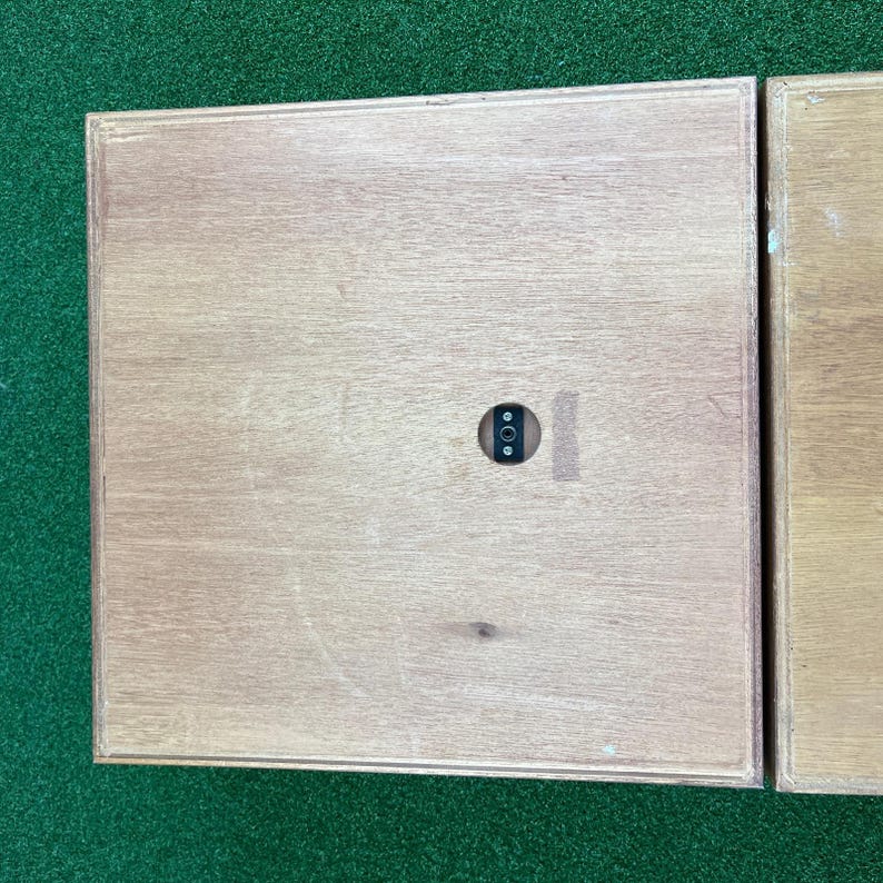 Sony Vintage Stereo Speakers Pair Wood Grain Bookshelf Speakers Tested image 7