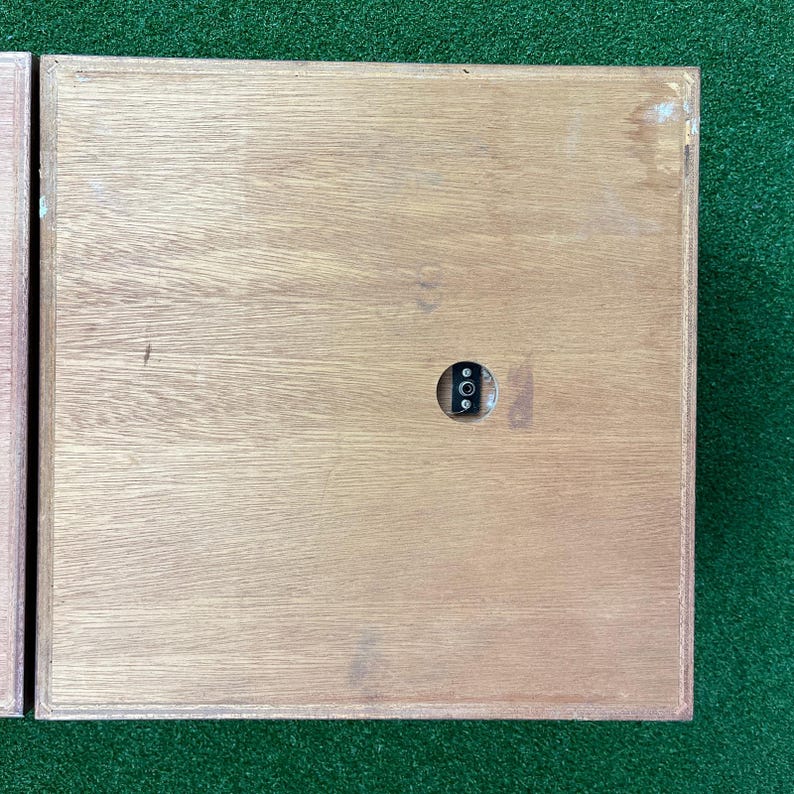 Sony Vintage Stereo Speakers Pair Wood Grain Bookshelf Speakers Tested image 6