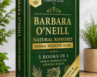 Boek natuurlijke remedies Barbara O'Neill | Gids voor kruidengeneeskunde | 800+ remedies | Holistisch genezingshandboek