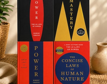 Robert Greene 4-boekenset: kracht, verleiding, meesterschap, menselijke natuur