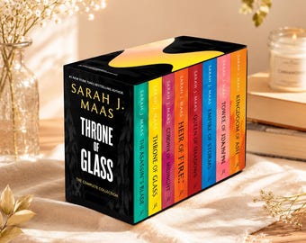 Throne of Glass komplett pocketbok – Sarah J. Maas fantasyseriesamling