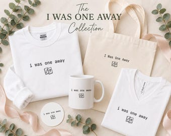 Paquete de regalo de Mahjong "Me quedé a uno" / Divertido set de regalo de Mahjong americano / Camiseta, taza, bolso y pegatina / Regalo para jugadores de la NMJL