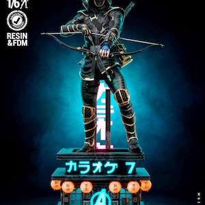 Modelo para impressão 3D do Hawkeye-Ronin do MCU 2026 (arquivos STL) com busto bônus!