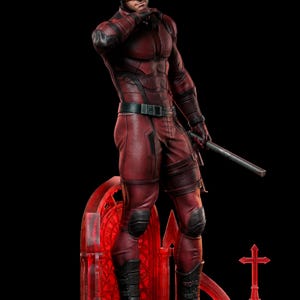 Daredevil 2026 3D Print STL Files (Unsupported, Pre-Separated) with bonus Bust!