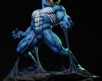 File STL per la stampa 3D di Venom Enraged (non supportati, pre-separati)