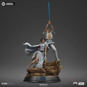 Luke und Leia Diorama 3D-Modell STL-Dateien: Maßstab 1:6, Resin- und FDM-Druck