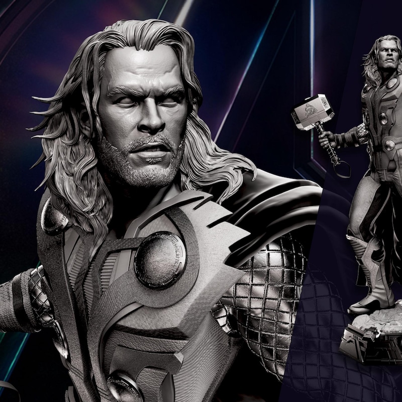 Thor Resin Model - Etsy