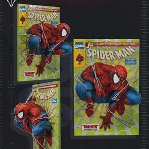 File STL per la stampa 3D di opere d'arte da parete di Spiderman immagine 5