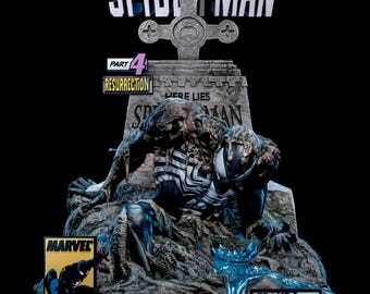 Archivos STL para impresión 3D de la tumba de Spiderman 2026 (sin soporte, preseparados)