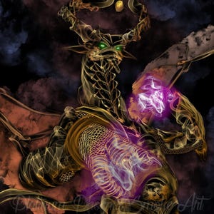 Nicol Bolas Print - Etsy