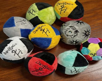 Hacky Sack Footbag 8-Panel Bean Bag, Durable Synthetic Kick Bag for Juggling, Beach&Indoor Kick Game, Cute Prints Party Favor