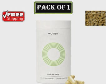 Women’s Hair Growth Supplement |1 Pack (120 Caps) | 3 Month Supply|