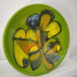 Poole Delphis bowl 10.5 inches signed Pamela Bevans