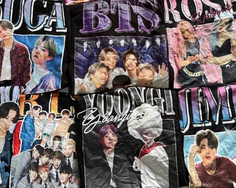 Kpop Stars T-shirt, rund hals och huvtröja med musikinspiration
