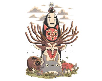 Vintage Ghibli Studio Png, Ponyo Ghibli Studio Png, Ghibli PNG, Mój sąsiad Totoro PNG, PNG, Księżniczka Mononoke PNG, Kikis Png
