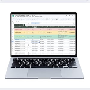 Hoja de cálculo digital para el seguimiento del jurado y la selección del jurado / Plantilla de Google Sheets para abogados litigantes, asistentes legales y equipos de litigio / Kit de herramientas OSINT