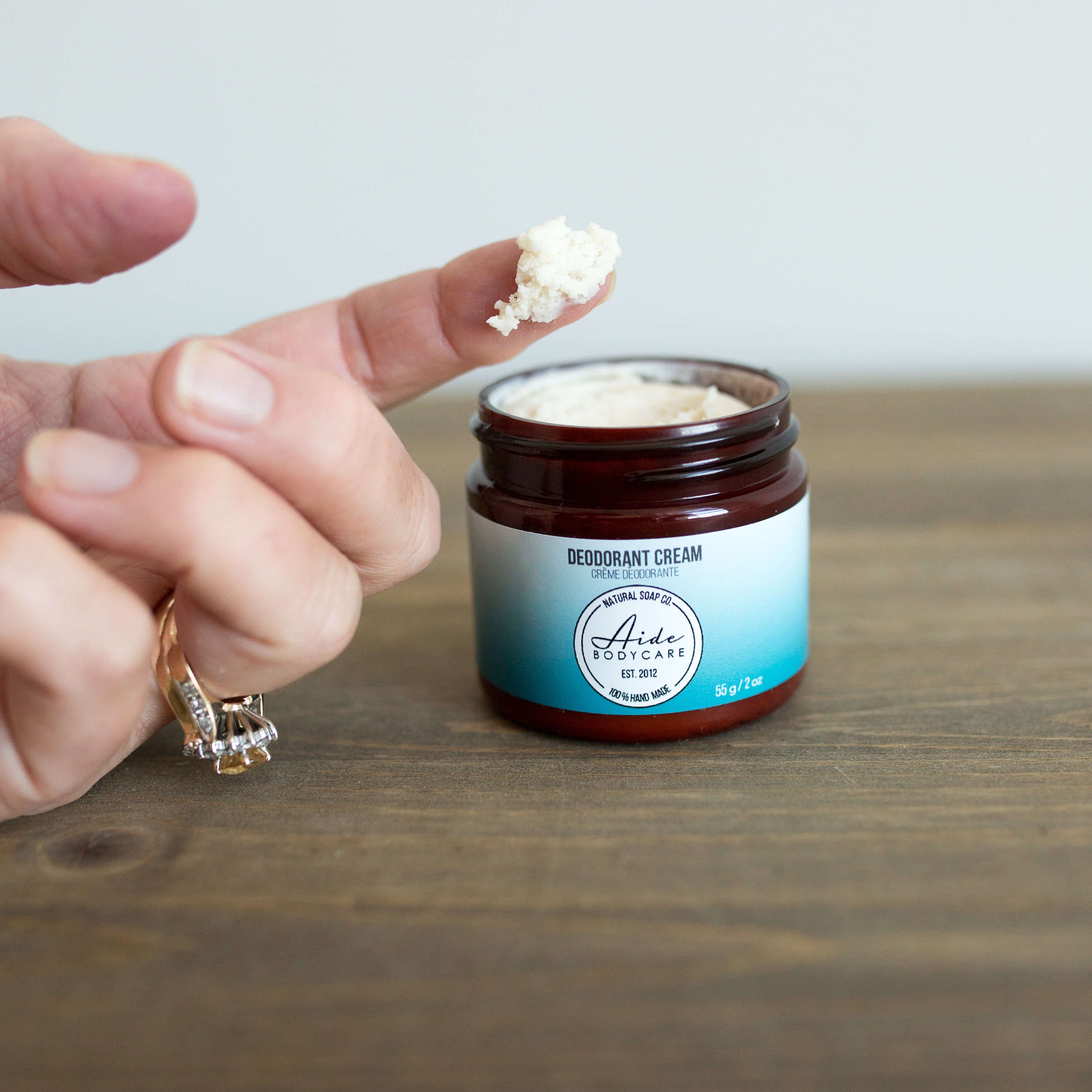 All Natural Deodorant Cream // Aluminum Free Deodorant // Etsy