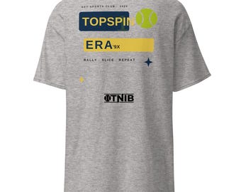 Topspin Era Tennis T-Shirt | Tennis Streetwear Tee | Tennis Player Gift | Trendy Tennis Shirt | Tennis Lover Tee | Court Style Shirt