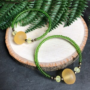 Beaded tunnel hoops / Beaded hoops for stretched lobes / Gauged hoop earrings / Earrings for stretched lobes