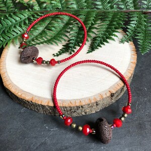 Beaded hoops for stretched lobes / Gauged hoop earrings / Earrings for stretched lobes