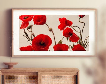 Details about   Eager Poppies 15"x20" Framed Fine Art Print 