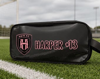 Personalized Cleat Bag with Name, Number, Team Logo & Colors (Fully Customizable)