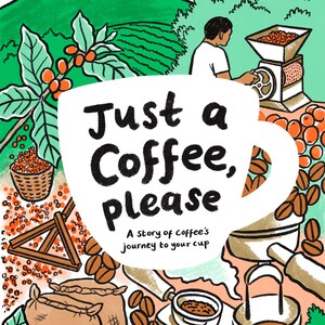 Just A Coffee Zine - Versión PDF DIGITAL / Cómic de no ficción, novela gráfica