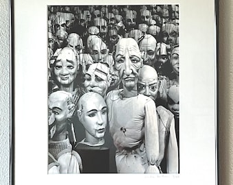 LINDA BUTLER MARIONETTES in Milan 1995 - Gelatin Photograph in Frame - Signed/Numbered 13/25