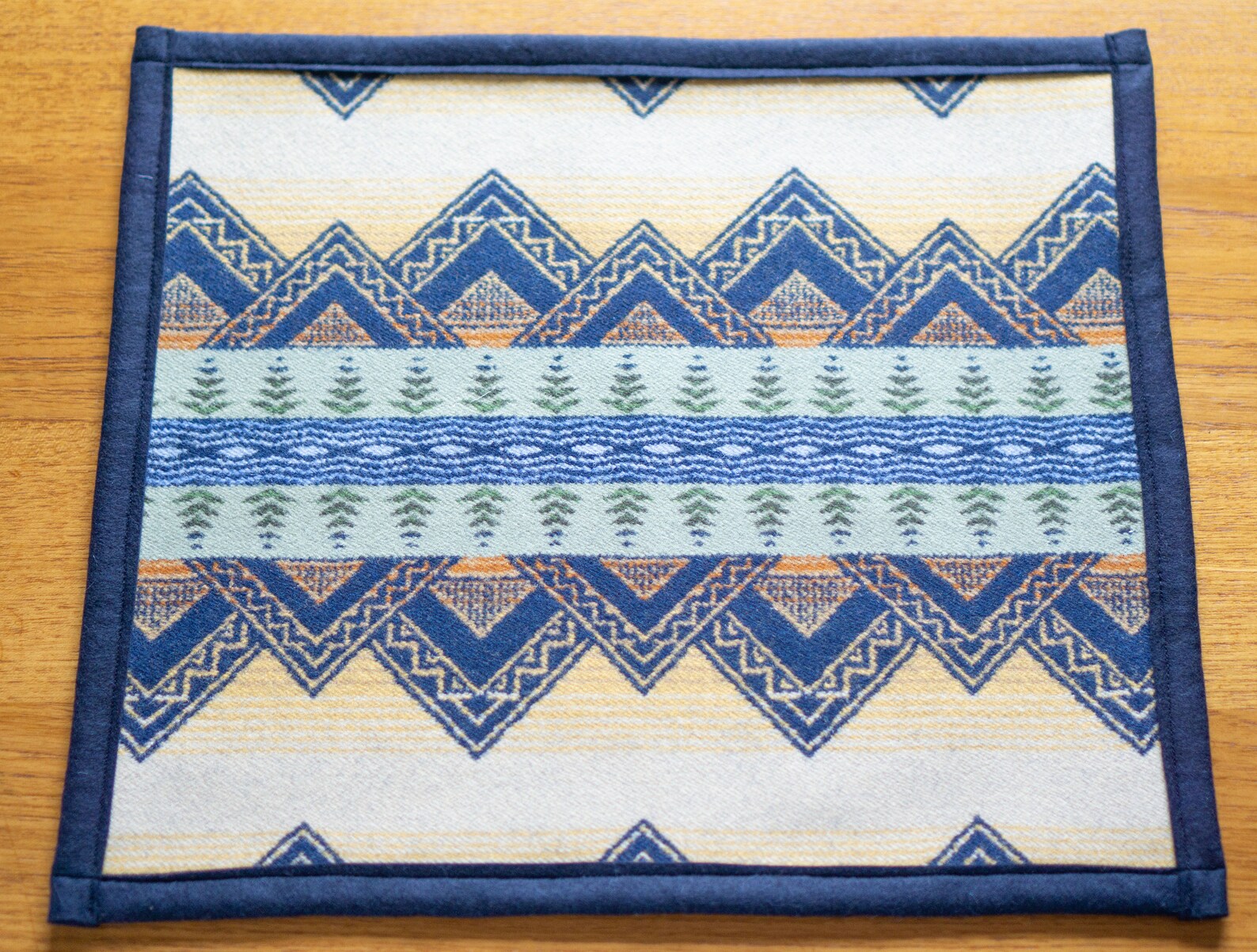 PLACEMAT with PENDLETON Wool Handcrafted American Treasure Etsy