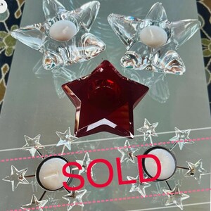 Swarovski Crystal Star Candle Holder - Etsy
