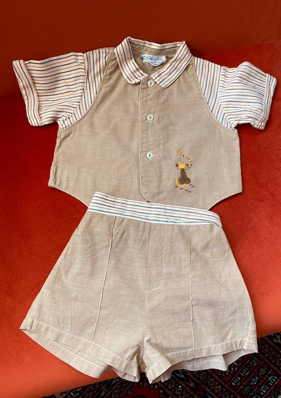 So sweet.  Darling vintage Playtex baby party set.