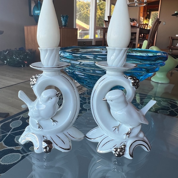 Bird Candle Holder Etsy