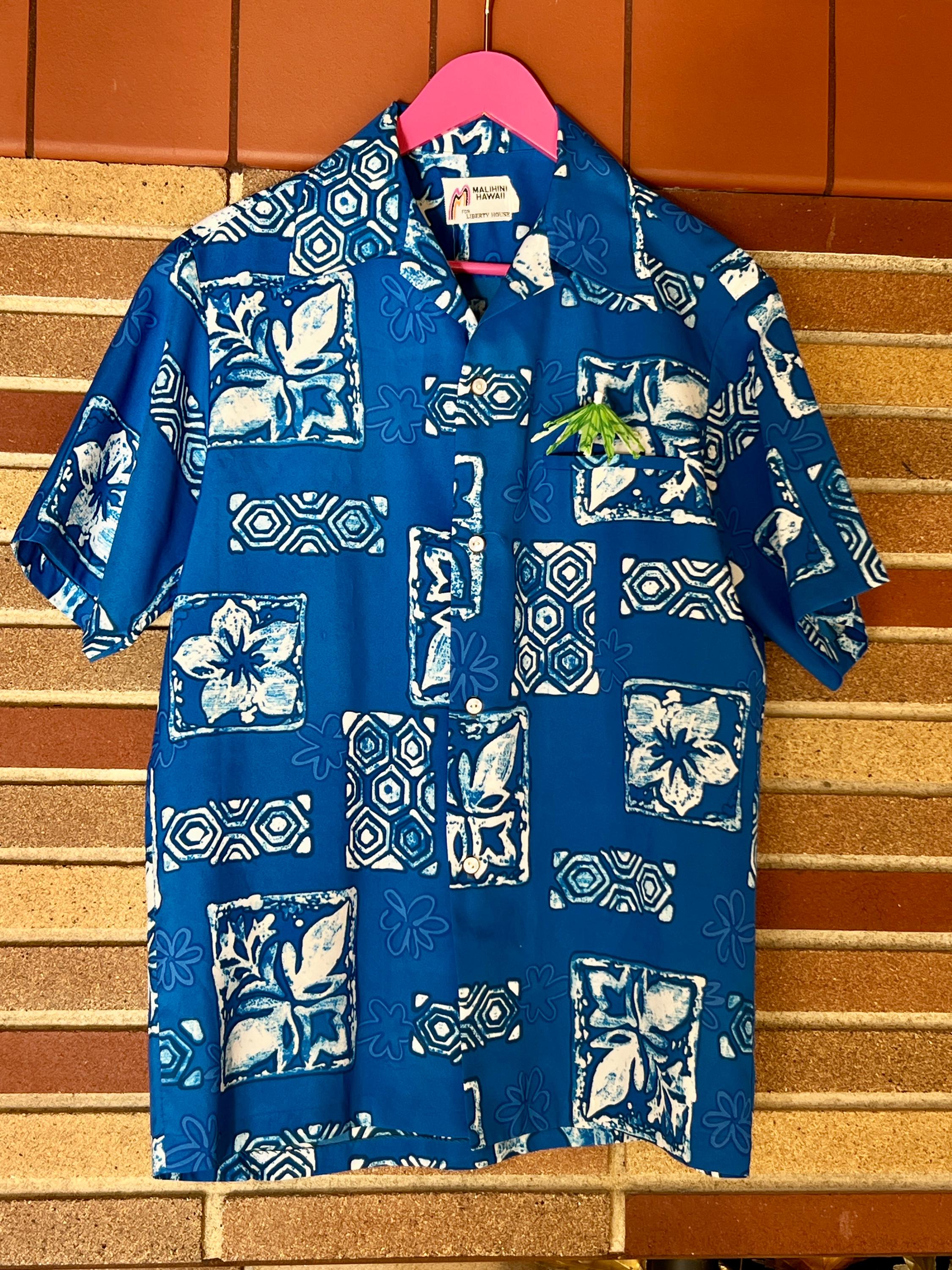 Fabulous Classic Malihini Hawaii Aloha Shirt - Liberty House