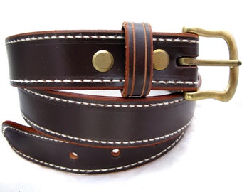 Hand Stitched Belt - Etsy Australia