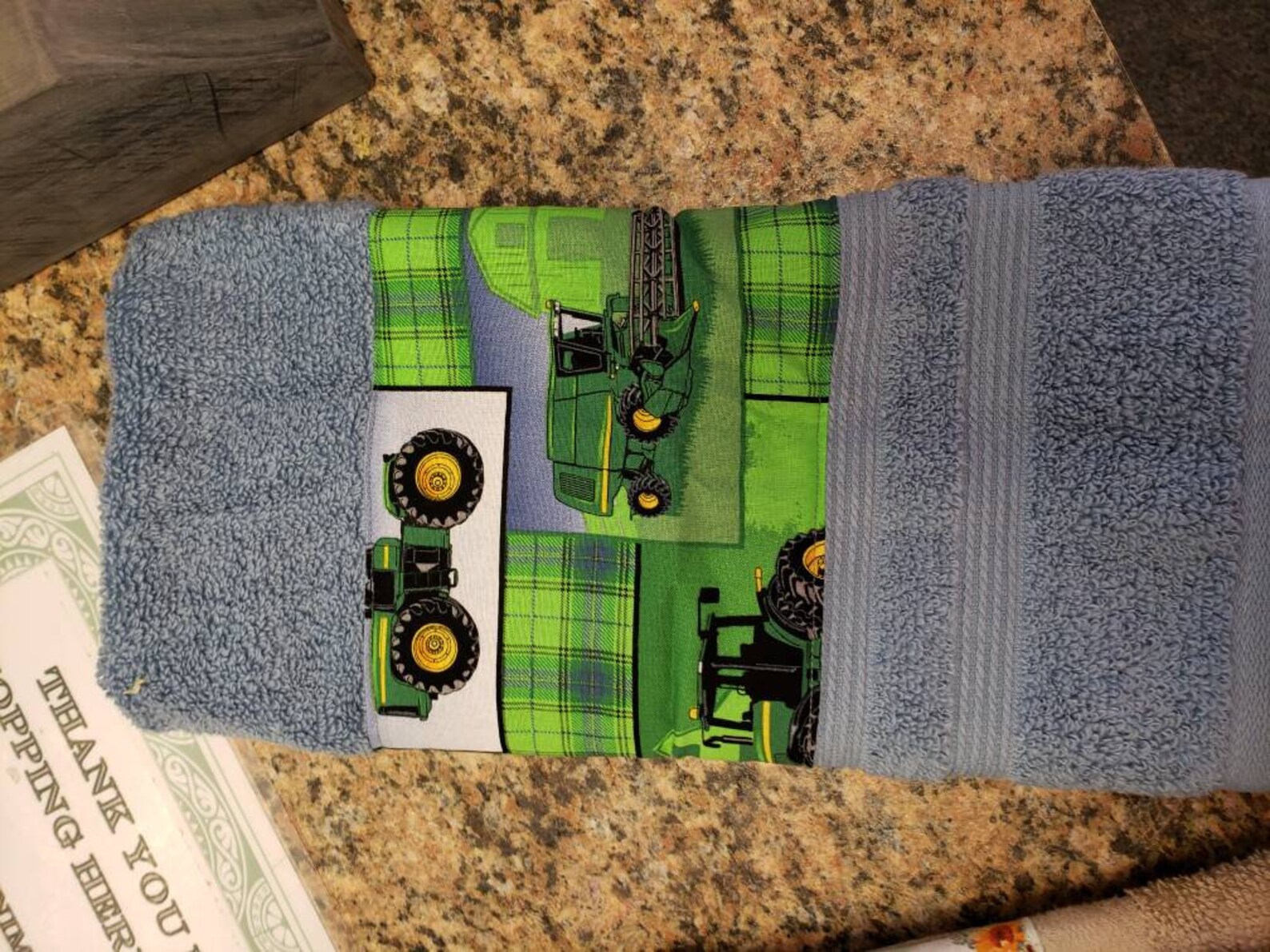 John deere dish towels on 3 different towels. Absorbent Etsy