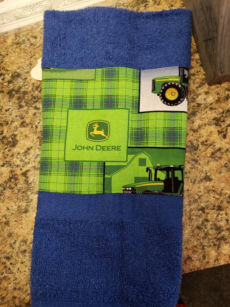 John deere dish towels on 3 different towels. Absorbent Etsy